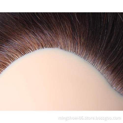 100% Real Human Hair Training Head Hairdressing Practice Head Mannequin For Hairdressers